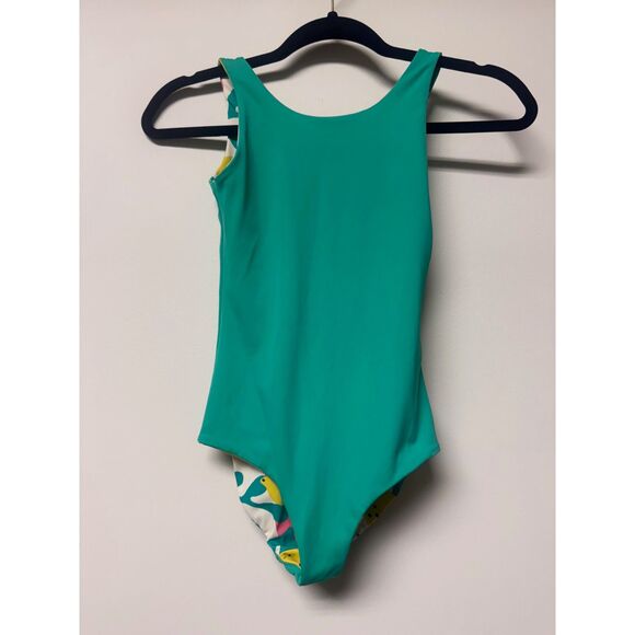 HANNA ANDERSSON Reversible Lemon One-Piece Swimsuit, Sz 120 cm (6-7) - Picture 2 of 4
